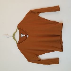 For the Republic V-neck Long Sleeve Top in Medium